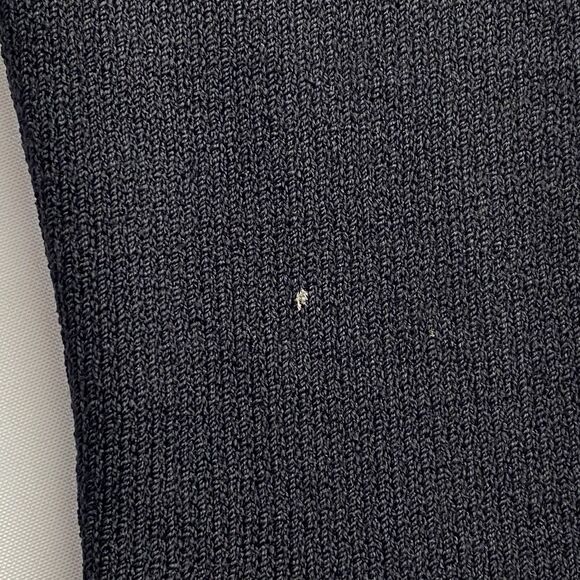 St. John Collection Wool Blend Santana Knit Black Long Ruffled Cardigan Size 4 - Picture 16 of 16